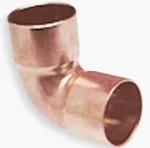 Copper Water Pipe 90° Elbow